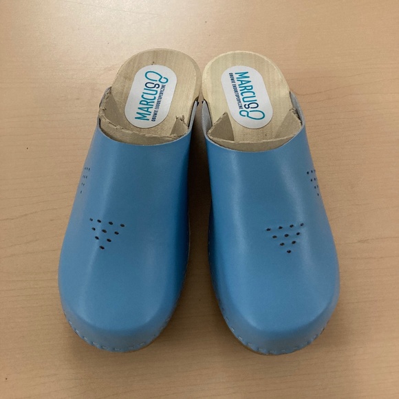 Marcus Shoes - MARCS Blue Women's Clogs